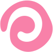 illustration spiral pink